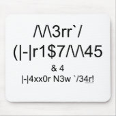 LEET Christmas Mousepad (Vorne)