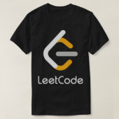 Leetcode Dark T-Shirt (Design vorne)