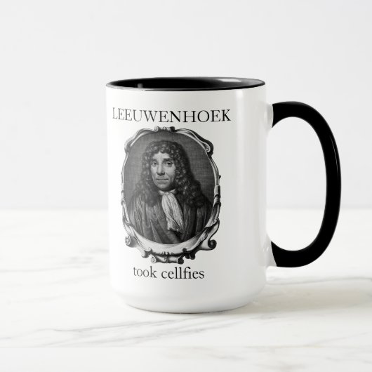 Leeuwenhoek machte Cellfies Tasse (Rechts)