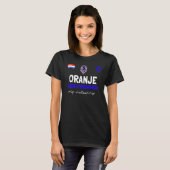 Leeuwinnen Oranje Soccer Dutch Football Hup Hollan T-Shirt (Vorne ganz)