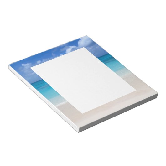 Leeward Beach | Foto Turks und Caicos Notizblock (angewinkelt)