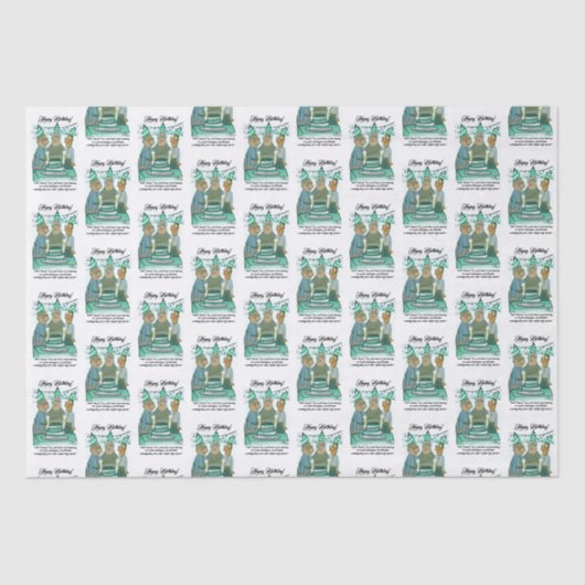 Leeway Senior Birthday Seidenpapier (Vorderseite)