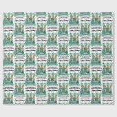 Leeway Senior Birthday Wrapping Paper Geschenkpapier (Flach)