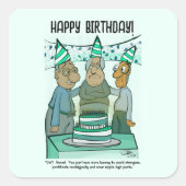 Leeway Square Stickers (Vorderseite)