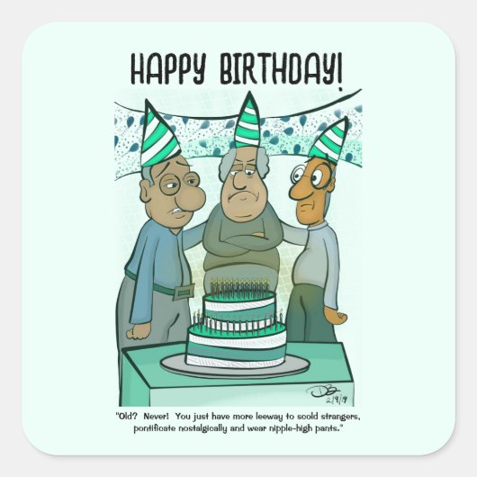 Leeway Square Stickers (Vorderseite)