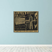 Leffel's Verbesserter Eisen Wind Motor Windmill 18 Leinwanddruck (Insitu (Holzboden))