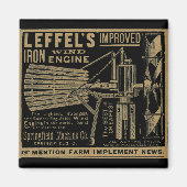 Leffel's Verbesserter Eisen Wind Motor Windmill 18 Magnet (Vorne)