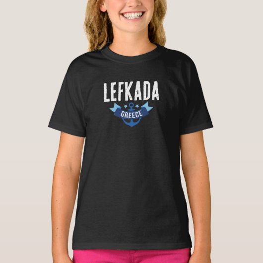 Lefkada Greece Kids Girls' T - Shirt (Vorderseite)