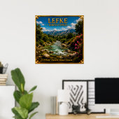 Lefke Nordzypern Grüne Küste Reise Erinnerung Poster (Heimbüro)