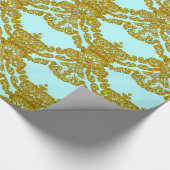 LeFleure Beautiful Damask French  Geschenkpapier (Ecke)