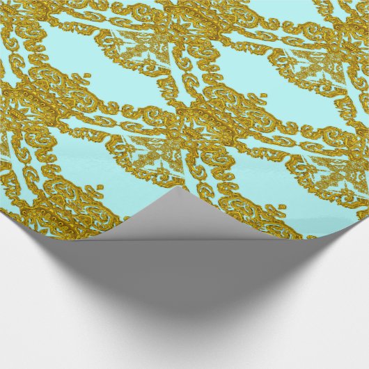 LeFleure Beautiful Damask French Geschenkpapier (Ecke)