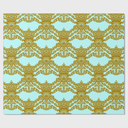 LeFleure Beautiful Damask French Geschenkpapier (Flach)