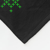 Lefse-Herstellungsteam hässlicher Weihnachtspullov Fleecedecke (Ecke)