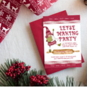 Lefse Making Party Feiertag Einladung