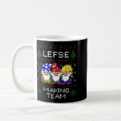 Lefse Making Team Ugly Christmas Sweater  Kaffeetasse (Links)