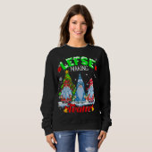 Lefse Making Team Weihnachten wird norwegische Lef Sweatshirt (Vorne ganz)