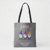 Lefse Rolling Team, Weihnachtsbacktomte Gnome Tasche (Vorderseite)
