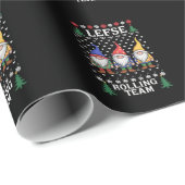 Lefse Rolling Team Weihnachtsgebäck Gnome Xmas Geschenkpapier (Rolleneckpunkt)