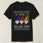 Lefse Rolling Team Weihnachtsgebäck Tomte Gn T-Shirt (Design vorne)