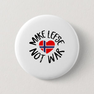 Lefse Shirt Geschenk Norwegisches Flag Herz machen Button