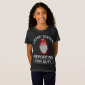 Lefse Tester Reporting for Duty gnomes gift norweg T-Shirt (Vorne ganz)