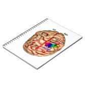 Left and Right Side of Brain Notizblock (Linke Seite)