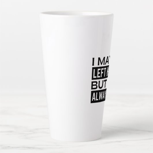 Left Handers Mug Milchtasse (Vorderseite)