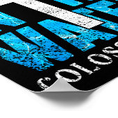 Left It In The Water Colossians 2 12 Christian Bap Poster (Ecke)