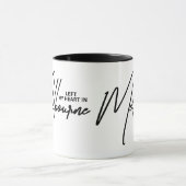Left My Heart In Melbourne Australia Travel Tasse (Zentrum)