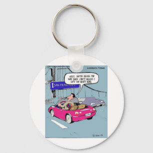 Left My Heart In San Francisco Funny Gifts & Tees Schlüsselanhänger