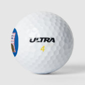 Left Wing Rooster Golfball (Logo)