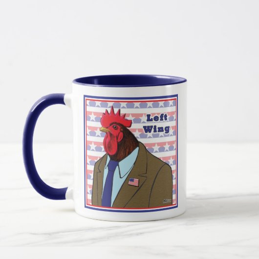 Left Wing Rooster Tasse (Links)
