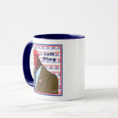 Left Wing Rooster Tasse (Vorderseite Links)