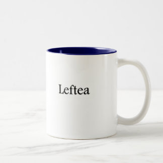 Leftea linkshändige Tee-Tasse Zweifarbige Tasse