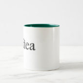 Leftea linkshändiger Tee Zweifarbige Tasse (Mittel)