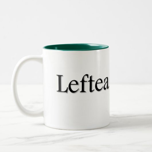 Leftea linkshändiger Tee Zweifarbige Tasse (Links)