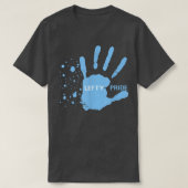 Lefthed Lefty Pride Handprint T-Shirt (Design vorne)