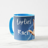 Lefties-Felsen! Coole Tasse (Vorderseite Links)