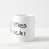 Lefties-Felsen Kaffeetasse (Vorderseite Links)