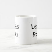 Lefties-Felsen Kaffeetasse (Mittel)