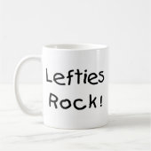 Lefties-Felsen Kaffeetasse (Links)