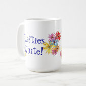 Lefties Links Blumenkunst Kaffeetasse (Vorderseite Links)