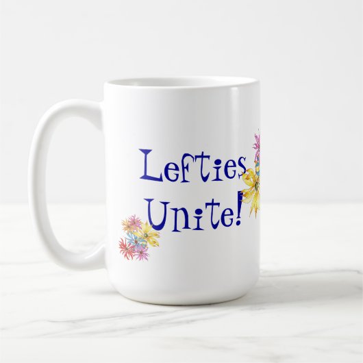 Lefties Links Blumenkunst Kaffeetasse (Links)