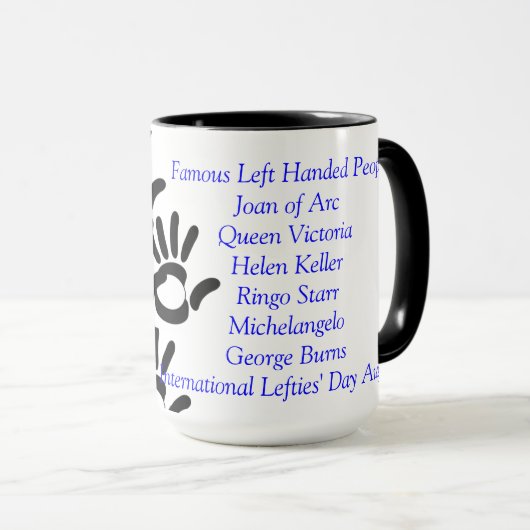 Lefties-nur Kaffee-Tasse Tasse (VorderseiteRechts)
