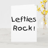 Lefties Rock Karte (Gelbe Blume)