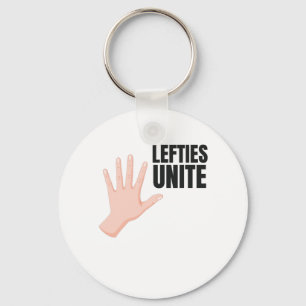 Lefties Unite Links Handgeschenk Schlüsselanhänger