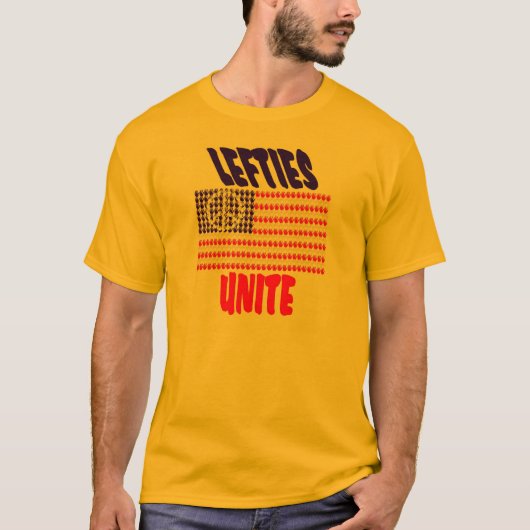 LEFTIES VEREINIGEN T-Shirt (Vorderseite)