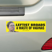 Leftist sprengt Vaginas-Autoaufkleber Autoaufkleber (Auf Auto)