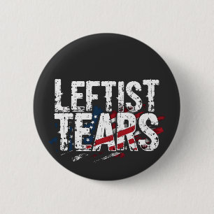 Leftist Tears Liberaldemokraten Kamal Harris Button