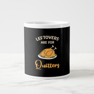 Leftores sind für Quitters Funny Pie Erntedank Jumbo-Tasse